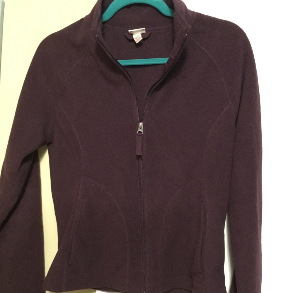 Merona purple fleece jacket